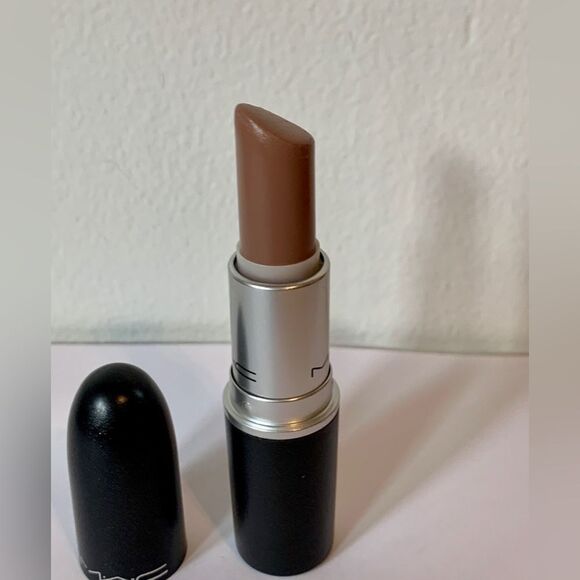 MAC Cosmetics FRESH BREW Lustre Lipstick Rare Discontinued Full Size *USED* Nude - Picture 2 of 7